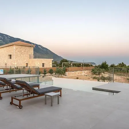 别墅 Brand New: Kefalonia Stone - Trapezaki Retreat *