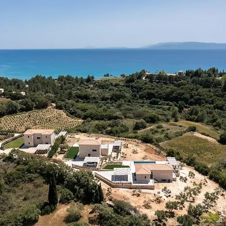 别墅 Brand New: Kefalonia Stone - Trapezaki Retreat 特拉佩扎奇