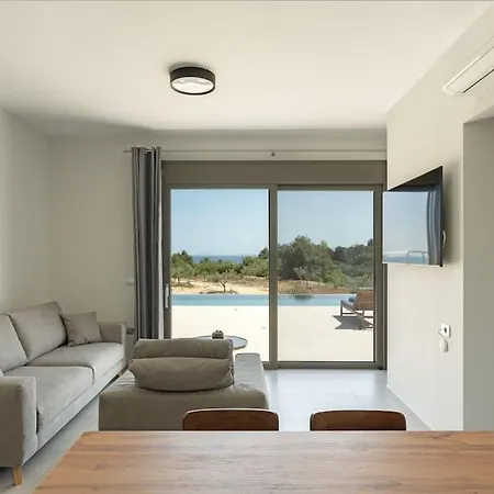 别墅 Brand New: Kefalonia Stone - Trapezaki Retreat 特拉佩扎奇