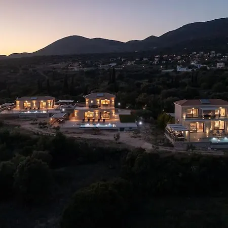 别墅 Brand New: Kefalonia Stone - Trapezaki Retreat