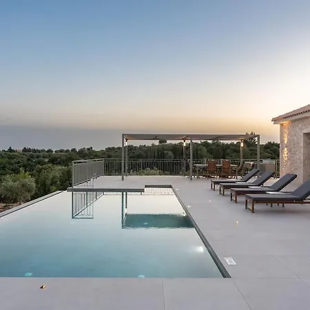 别墅 Brand New: Kefalonia Stone - Trapezaki Retreat *