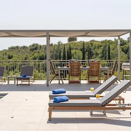 别墅 Brand New: Kefalonia Stone - Trapezaki Retreat
