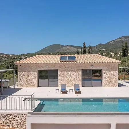 Brand New: Kefalonia Stone - Trapezaki Retreat 别墅 *